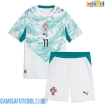 Camisa de time de futebol Portugal Joao Felix #11 Replicas 2º Equipamento Infantil Mundo 2026 Manga Curta (+ Calças curtas)